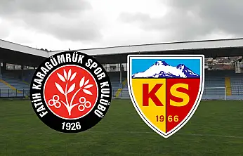 Kayserispor Karagümrük maçında hangi 11 ile sahaya çıkacak?