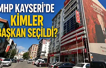 MHP Kayseri'de ilçe kongreleri bitti! İşte ilçe ilçe seçilen Başkanlar