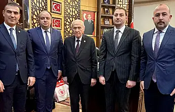 MHP Kayseri heyeti, Lider Bahçeli'ye bakın neleri anlattı!