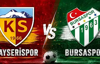 Nefesler tutuldu! Kayserispor Bursaspor'a karşı üstün