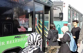 Otobüs sefer ve saatlerine 'tatil' ayarı