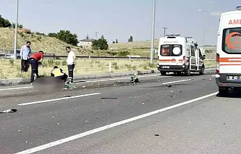 Kayseri'de motosiklet kazası can aldı