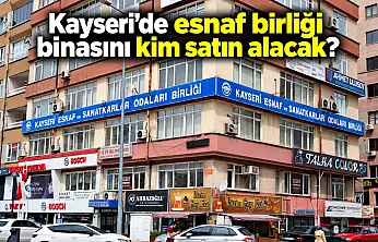 Son 1,5 saat! Kayseri'de esnaf binası satılıyor