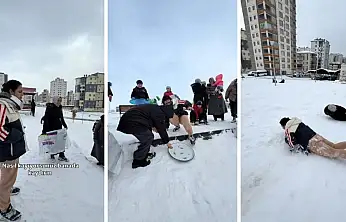 Sosyal medya fenomeni Kayseri'ye geldi! 'Tepsi' ile kaydı