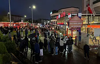 Talas'daki öğrenci yurdunda yangın paniği!