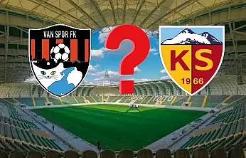 Vanspor maçında Kayserispor ilki yaşayacak!