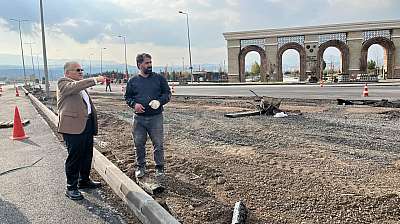 Başkan Büyükkılıç'tan hafta sonu mesaisi! Yol çalışmalarını yerinde inceledi
