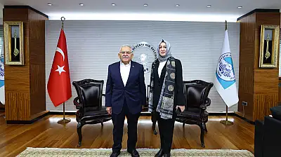 Büyükkılıç, Kayseri'nin ilk Kadın İlçe Başkanını ağırladı