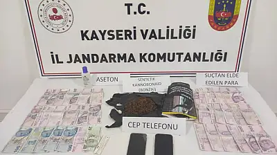 Develi'de narkotik baskını: Evden cephanelik gibi uyuşturucu çıktı!