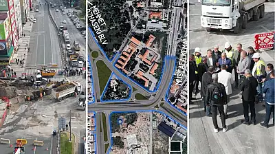 Flaş! Kayserililer dikkat: Kartal Kavşağı inşaatı deplase ile başladı…