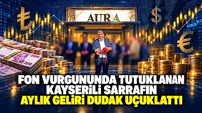 Fon Vurgununda tutuklanan Kayserili Sarrafın aylık geliri dudak uçuklattı