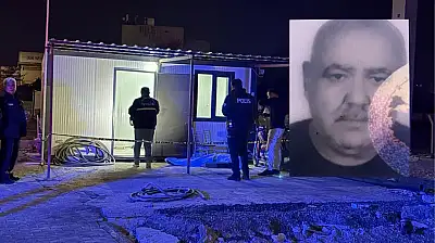 İnşaat bekçi kulübesinin önünde ölü bulundu!
