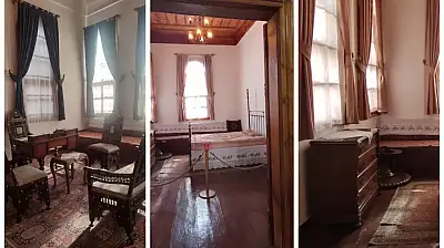 İşte Atatürk'ün Kayseri'deki yatağı ve çalışma masası!