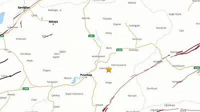 Kayseri'de 4.1 şiddetinde deprem!