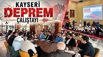 Kayseri'de binalar, fay hatları masada! Deprem çalıştayı başladı
