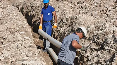 Kayseri'de borular döşendi: Kesintisiz içme suyu geliyor