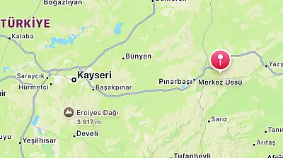Kayseri'de deprem