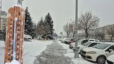 Kayseri'de dün gecenin en soğuk yeri belli oldu! Şehir buz kesti