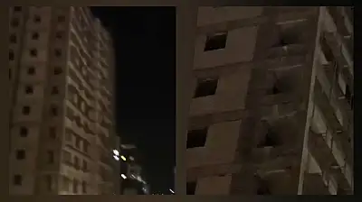 Kayseri'de gece yarısı inşaat halindeki binada görülen kadın polisi alarma geçirdi