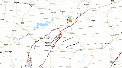 Kayseri'de hafif sarsıntı meydana geldi!