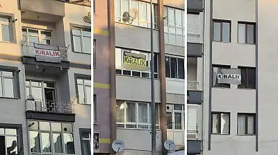 Kayseri'de işler tersine döndü! Kiralık ev çok, kiracı yok