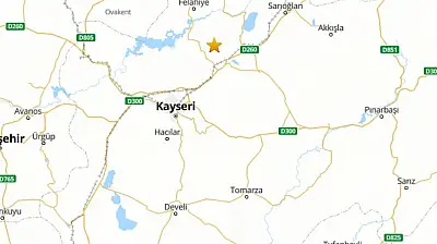 Kayseri'de korkutan sarsıntı