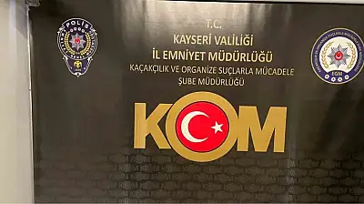 Kayseri'de operasyon: Cephanelik ele geçirildi