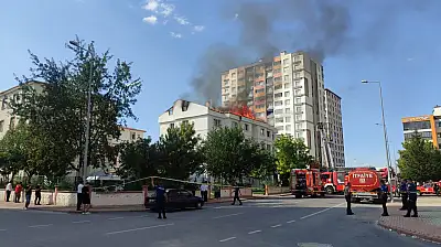 Kayseri'de özel öğrenci yurdunda yangın!