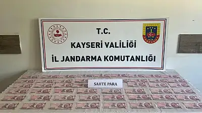 Kayseri'de sahte para operasyonu!