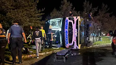 Kayseri'de trafik kazası 4'ü ağır, 39 yaralı