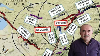 Kayseri'deki 6 fay komşuyu da tehdit ediyor! Evsen tek tek açıkladı
