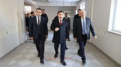 Kayseri'deki tartışmalı binaya Vali Çiçek'ten kritik ziyaret!