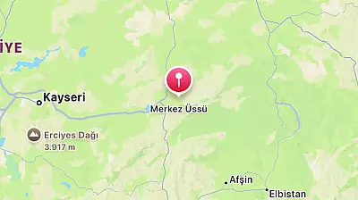 Kayseri gece ve sabah saatlerinde yine sallandı!
