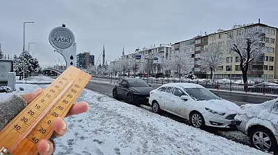 Kayseri'nin ilçesi buz kesti! Türkiye'nin en soğuk 7. yeri oldu