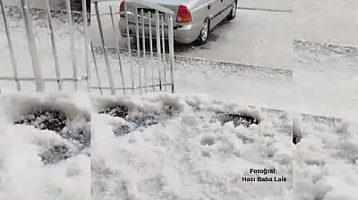 Kayseri'yi dolu vurdu, tarım alanları zarar gördü