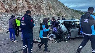 Malatya - Kayseri yolunda kaza: 8 yaralı