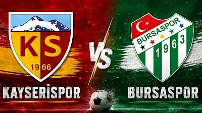 Nefesler tutuldu! Kayserispor Bursaspor'a karşı üstün