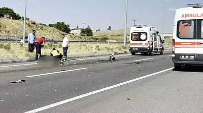 Kayseri'de motosiklet kazası can aldı