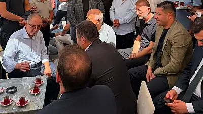 Özhaseki'yi el verdiği milletvekili yolcu etti…