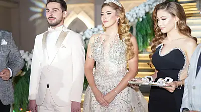 Siyaset ve iş dünyası nişanda buluştu: Gazeteci Azim Deniz'in mutlu günü