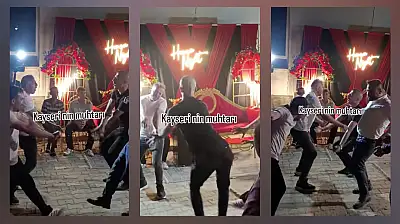 Sosyal medyada herkes Kayseri'deki bu düğünü konuşuyor! Yok böyle bir oyun
