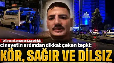 Türkiye'nin konuştuğu Kayseri'deki cinayetin ardından dikkat çeken tepki: Kör, sağır ve dilsizler
