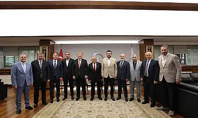 Başkanlar, Kayseri Büyükşehir Belediyesine akın etti!
