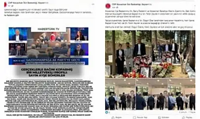 CHP Kocasinan İlçe örgütü Böhürler'in gafını unutturdu