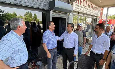 CHP yönetimi Hacılar'da dert dinledi