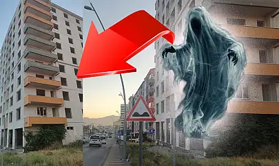 Kayseri'de hayalet bina korkusu!