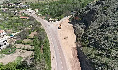 Kayseri'de o yol genişletiliyor