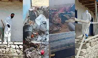 Kayseri'de yürek burkan görüntü! Hiç mi gören duyan olmadı