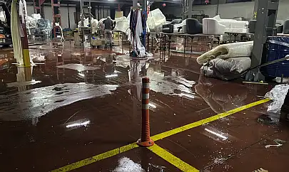 Kayseri OSB'de su basmayan fabrika kalmadı