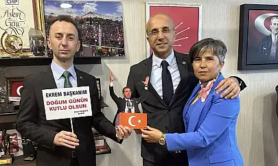 Kayserili isimler Ekrem İmamoğlu'nun doğum gününü böyle kutladı!